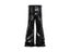 Black-coated Glossy Patent PU Leather Micro-lapped Jeans Japanese Carousel 4
