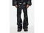 Black-coated Glossy Patent PU Leather Micro-lapped Jeans Japanese Carousel 7