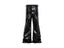 Black-coated Glossy Patent PU Leather Micro-lapped Jeans Japanese Carousel 1