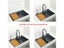 Matte Black Nano Kitchen Sink Above Mount Washing Basin With Chopping Board 304 Carousel 7