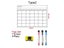 A3 Dry Erase Magnetic Monthly Weekly Planner Calendar Markers Whiteboard Fridge Carousel 5