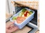 4pcs/set Silicone Rectangle Lunch Box Collapsible Bento Box Folding Food Carousel 5