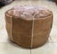 PREMIUM Handcrafted Moroccan Leather Pouf Carousel 3
