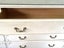 Bedroom furniture white tallboy with 6 small & 6 large drawers $1reserve Carousel 2