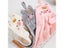 1Pcs Kawaii Piggy Hand Towel Hangable Absorbent Hand Wiping Cloth Cartoon Crown Carousel 3