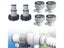 1.25" To 1.5" Pool Hose Adapter Pool Pump Parts With Plunger Valve Collar For Carousel 3