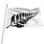 ANZAC Day Flag Lest We Forget - Soldier (Silver Fern) Flag 150 cm X 90 cm Carousel 1