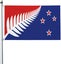 New Zealand (silver fern) flag 150cm x 90cm Carousel 3
