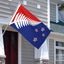 New Zealand (silver fern) flag 150cm x 90cm Carousel 7