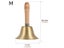 Miwayer Extra Loud Solid Brass Hand Call Bell With Wooden Handle 4.3/3.2in Used Carousel 1