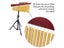 36 Bells Barchime Chime Bar Wind Chime Gold Single-Row Solid Aluminum Alloy Bar Carousel 5