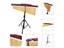 36 Bells Barchime Chime Bar Wind Chime Gold Single-Row Solid Aluminum Alloy Bar Carousel 7