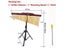 36 Bells Barchime Chime Bar Wind Chime Gold Single-Row Solid Aluminum Alloy Bar Carousel 1