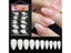 100pcs/box Natural Fake Nails Clear White Full Coverage Extension False Nails Carousel 5