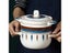Ceramic Instant Noodle Bowl With Lid Japanese Binaural 6-Inch Salad Bowl Carousel 6