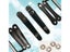 Black Leather Multi Model Bellows With Metal Extension Film 4-BUCKLE For Carousel 3