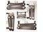 Black Leather Multi Model Bellows With Metal Extension Film 4-BUCKLE For Carousel 4