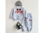 Winter Thickened Newborn Boy Girl 2PCS Plush Letter Printing Casual Suits Carousel 4
