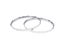 1 Pair Metal Snare Drum Hoop Ring Rim Percussion Instrument Part For 14 Inch Carousel 3