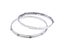 1 Pair Metal Snare Drum Hoop Ring Rim Percussion Instrument Part For 14 Inch Carousel 4