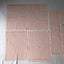 Vintage Pale Baby Pink Japanese Silk Fabric Pieces Crafts Sewing Carousel 1