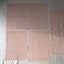 Vintage Pale Baby Pink Japanese Silk Fabric Pieces Crafts Sewing Carousel 3
