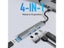 Lemorele 120cm 4Ports USB HUB OTG USB A 3.0 Adapter Multi Splitter Adapter Carousel 4
