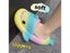 Summer Women's Beach Slides Men's Shark Slippers Color Combination Flip Flops Carousel 3
