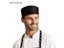 Hotel Man Chef's Hat Japanese-Style Black Kitchen Cap Sushi Restaurant Waiter Carousel 3