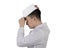 Hotel Man Chef's Hat Japanese-Style Black Kitchen Cap Sushi Restaurant Waiter Carousel 4