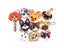 1Pcs Animal Cartoon Key Cover Cap Silicone Key Accessories PVC Soft Dog Cat Key Carousel 3