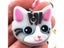 1Pcs Animal Cartoon Key Cover Cap Silicone Key Accessories PVC Soft Dog Cat Key Carousel 7