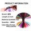 LUPU 22 Inch Synthetic Colored Highlight Hair Extensions Rainbow Long Straight Carousel 4
