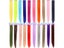 LUPU 22 Inch Synthetic Colored Highlight Hair Extensions Rainbow Long Straight Carousel 7
