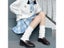Womens Winter Knitted Leg Warmers Carousel 6