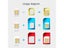 1PCS 5 In 1 Sim Card Holder Adapter Cellphone Ejector Pin Accessories Metal Carousel 4