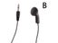 3.5mm Headphone Jack Single Side Earphone Ear Buds For One Ear Stereo To Mono Carousel 1