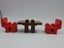 DUPLO LEGO - House Furniture - RED CHAIRS and BROWN TABLE (3 items) Carousel 5