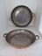 *** 2 Copper Bottomed and Brass Handled Cooking Dishes *** Carousel 8