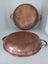 *** 2 Copper Bottomed and Brass Handled Cooking Dishes *** Carousel 4