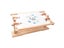 4 Pcs Embroidery Frame Stitch Frame Holder Portable Needlework Frame DIY Sewing Carousel 6