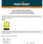 Portwest 2 Pack Hi Vis Contrast Safety Vest Reflective Tape Orange + Yellow B... Carousel 11