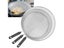 3/4Pcs Cooking Frying Stainless Steel Anti Splatter Guard Oil Net Grease Carousel 3