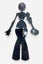Acrylic thick - 10cm - tracking eyes Carousel 2
