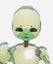 Acrylic thick - 10cm - tracking eyes Carousel 4