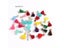 30pcsTiny Tri Layered Keychain Tassels Mini Tassel For Craft Jewelry Making Carousel 4