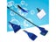 6-IN-1 Aquarium Cleaning Tools Kits Fish Tank Clean Set Fish Net Gravel Rake Carousel 6