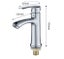 Single cold water wash hand basin tap faucet Carousel 3