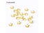14K/18K Gold Plated Brass Bead Caps Caps For Beads Flower Bead Caps For Jewelry Carousel 7