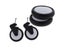1 Pair Rear Wheel Newborn Babiers Stroller Pram Pushchair Accessories - Wheel Carousel 6